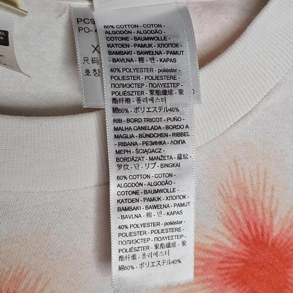 NWT Levi's Women's Coral Floral Sweatshirt Size XL - Picture 5 of 8